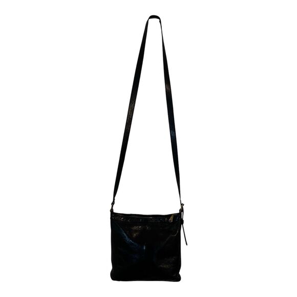 Hobo Handbags - HOBO Black Leather Crossbody Bag Adjustable Strap Zip Top Organizer Purse